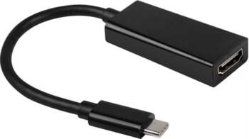 Adapteris RoGer Multimedia, melna krās.