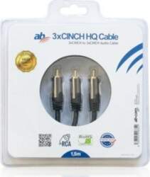 Kabelis IPBox 3 x RCA -