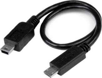 Kabelis StarTech Micro-USB - Mini USB