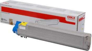 Tonera kasete Oki MC853, dzeltena krās