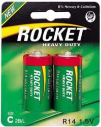 Baterijas Rocket, C, 1.5 V