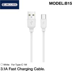 Kabelis Jellico B15 Durable-Soft, USB Type