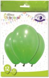 - Balons ovāls, zaļa krās., 12
