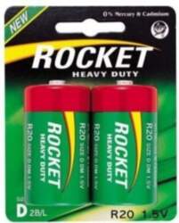 Baterijas Rocket R20-2BB, D