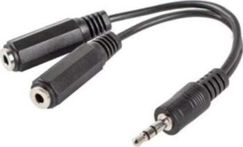 Adapteris Lanberg Mini Jack x2 /