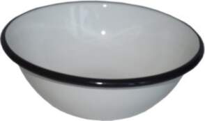 Bļoda Okko Basic, 21 cm, balta