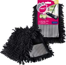 Mops York, melna krās.