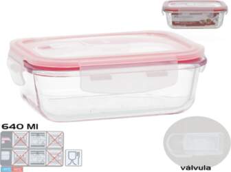 Pārtikas trauks Kitchen&GO Rectangular, 0.64