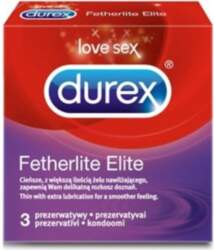 Prezervatīvi Durex Fetherlite Elite, 3 gab