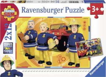 Puzle 2in1 Ravensburger Fireman Sam, 24