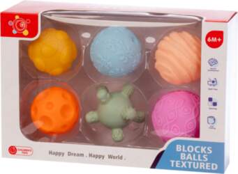 - Rotaļlieta Blocks Balls Textured