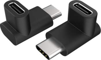 Adapteris Akasa USB-C - 90° USB-C