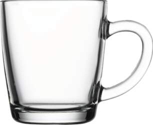 Krūzīte Pasabahce Basic, caurspīdīga krās., 0