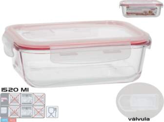 Pārtikas trauks Kitchen&GO Rectangular, 1.52