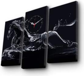 Pulkstenis - bilde Wallity Canvas 3PATCS-5