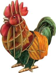 3D puzle MakeBug Rooster MB-D-0015, 7