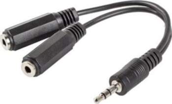 Adapteris Lanberg Mini Jack x2 /