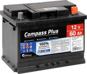 Akumulators Compass Plus, 12 V, 60