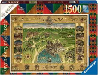 Puzle Ravensburger Harry Potter Hogwarts Map