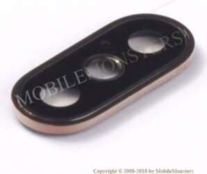Stikls iPhone XS Kamera Zelts