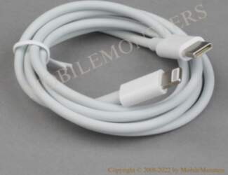 Data kabelis iPhone Lightning/Type C Balts