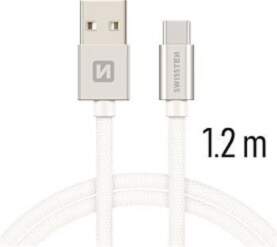 Swissten Textile Universāls Quick Charge 3