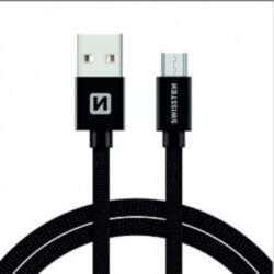 Swissten Textile Quick Charge Universāls Micro