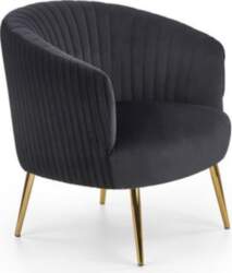 HALMAR Pufs CROWN black