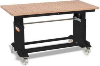 Work and assembly table with beech