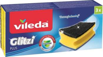 Sūklis VILEDA Glitzi Plus, 3gab