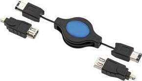 *Kabelis FIRE WIRE Retractable Ednet