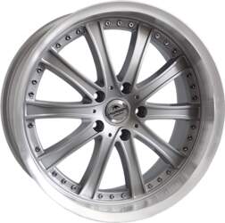 19" 5x120 Forzza Code Silver/Lip Machined
