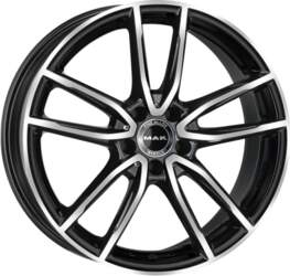 20`` 5x112 MAK Evo Black Mirror