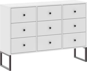 Intermeble Kumode LINEA 9S, Balts