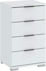 Intermeble Kumode PRAGA 4S, Balts