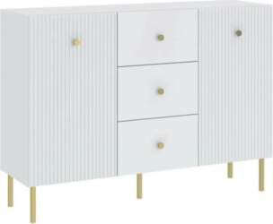 Intermeble Kumode VIENA 2D3S, Balts