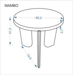 Hlm Žurnālgaldiņš MAMBO