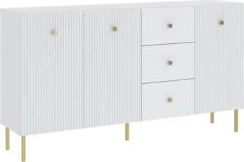 Intermeble Kumode VIENA 3D3S, Balts