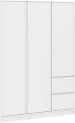 Intermeble Skapis BASIT 3D2S, Balts