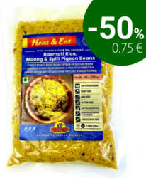 Basmati Rice Steamed with Moong, Split