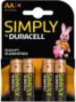 Baterijas Duracell AA Basic Simply Kods
