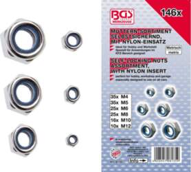 Asorti Hex Nuts | Pašbloķējošs |