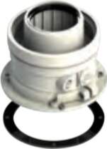 Vertical concentric connection - Ø 60/100