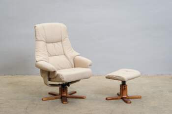 EU Relax krēsls ar pufu 206053