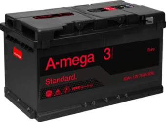 Akumulators STANDARD A-MEGA 3MS80RL
