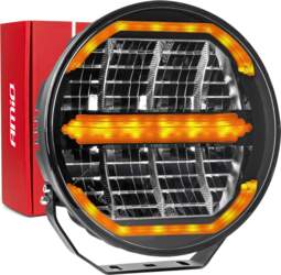LED long-range headlamp with position light