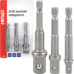 Socket and bits 3el. 1/4" 3/8"