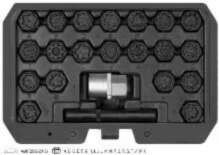 WHEEL NUTS SOCKET SET 22PCS HAND