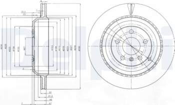 Bremžu diski DELPHI BG4030
