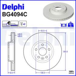 Bremžu diski DELPHI BG4094C